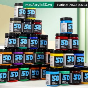 Màu acrylic 3D giá rẻ 300ml acrylicpaint