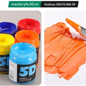 300ml Sơn màu Acrylic 3D Painting nội ngoại thất chống nước, siêu bền đẹp