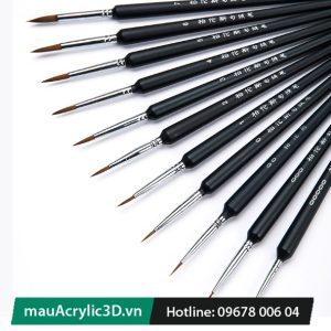 AcrylicPaint 3D toolkits Mini brushes