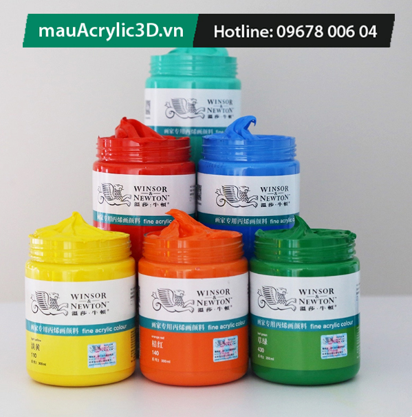 Màu 3D Acrylic Winsor&Newton Paint 100ml Sơn ngoài trời