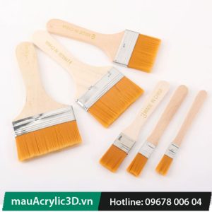 Bộ chổi cọ tô màu Acrylic 3D cỡ tiểu - đại