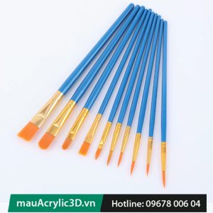 Bộ cọ sơn màu Acrylic 10 đầu HCM HN