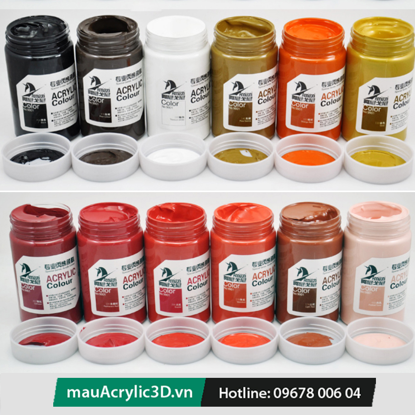 mau-acrylic-paint-3d-5d-300ml-anigoni-nhu-vang-bac