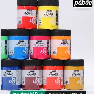 Sơn màu Acrylic Pebeo Studio chai 500ml