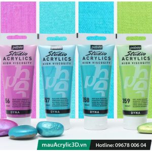 màu Metalic Pebeo Acrylic hiệu ứng kim loại 3D 5D